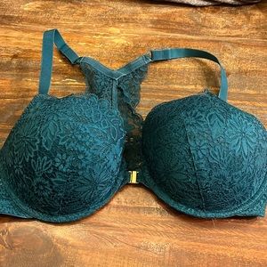 Auden Plunge Coverage Push Up Lace Bra